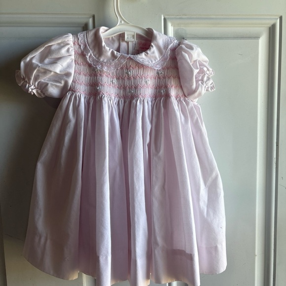 Petit Ami Pink Smocked Dress - Picture 1 of 15